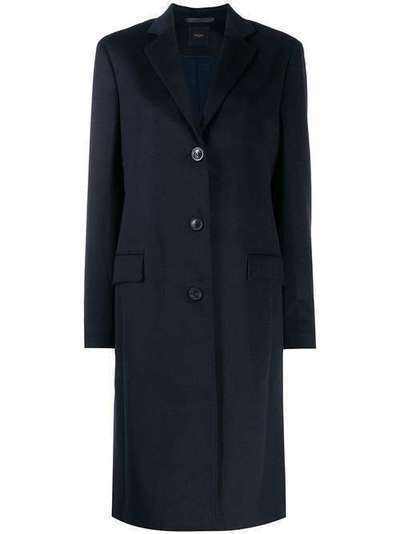 Agnona однобортное пальто U7016L500OX