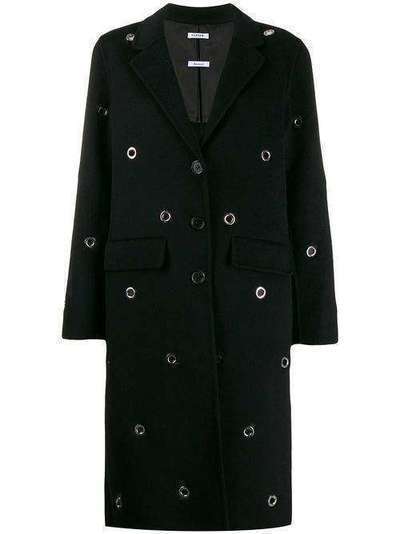 P.A.R.O.S.H. однобортное пальто с люверсами LEXD430785Z