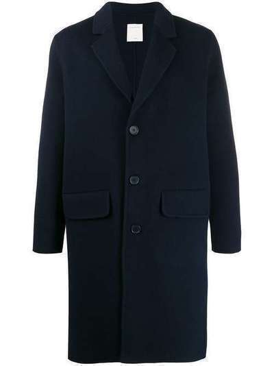 Sandro Paris однобортное пальто узкого кроя SHPMA00148