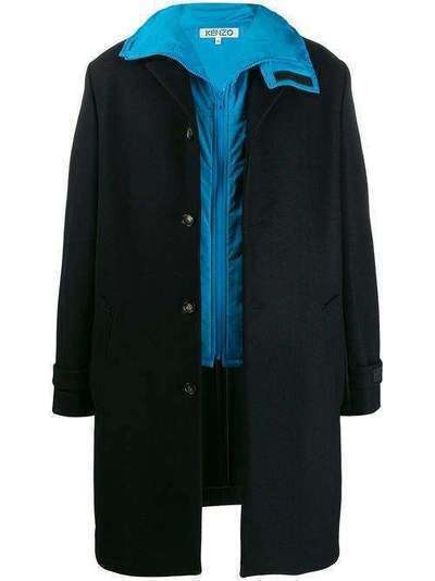 Kenzo пальто с жилетом F965MA3221OA