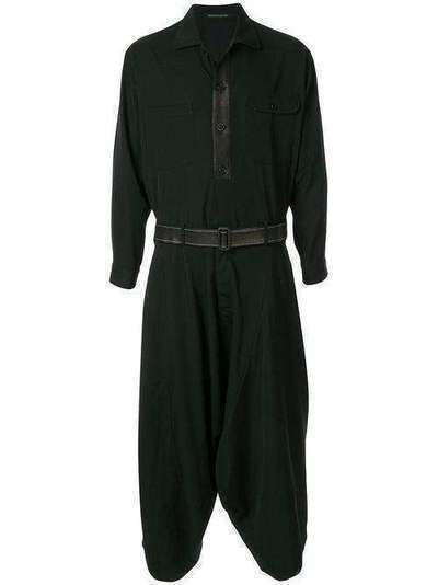 Yohji Yamamoto пальто с поясом NCD51100