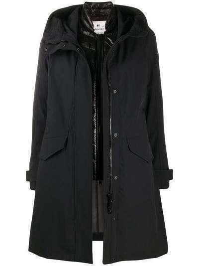 Woolrich однобортное пальто с капюшоном WWOU0200FRUT0102