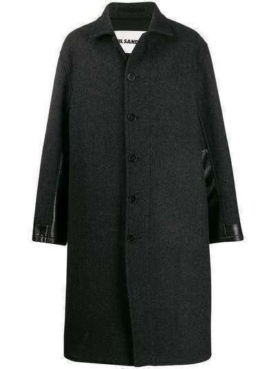 Jil Sander пальто с контрастными вставками JSMP471557MP200500B