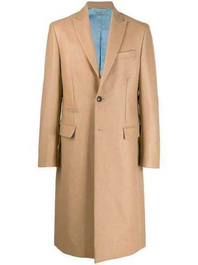 Philipp Plein длинное однобортное пальто A19CMRA0285PTE003N