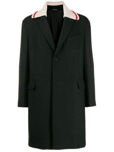 LANVIN пальто с контрастным воротником RMCO0074M02201A19
