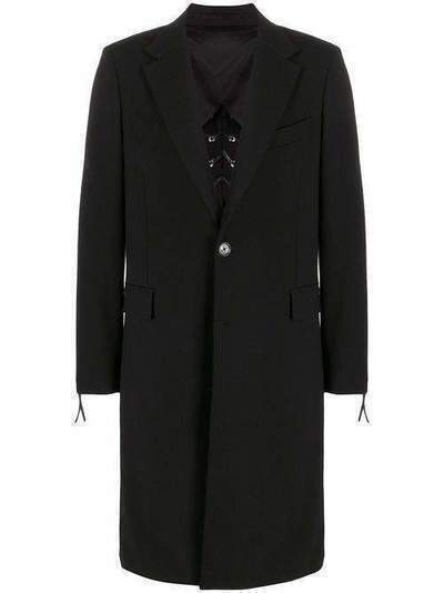 Versace пальто со шнуровкой A85544A233399