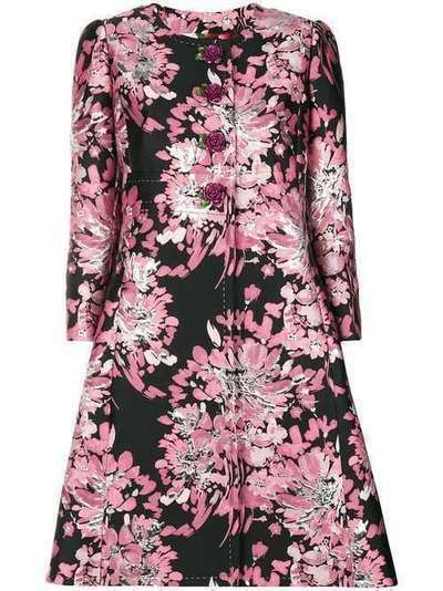 Dolce & Gabbana пальто с цветочной вышивкой F0U52TFJM8Y