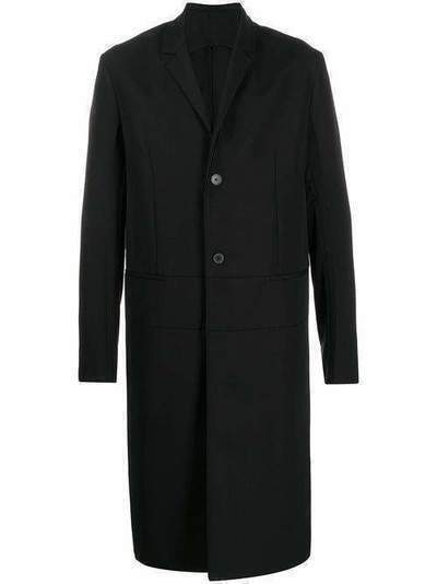Haider Ackermann длинное однобортное пальто 2033102A202