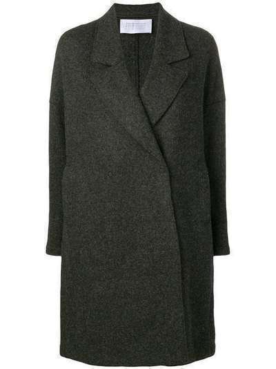 Harris Wharf London однобортное пальто классического кроя A1461MLY