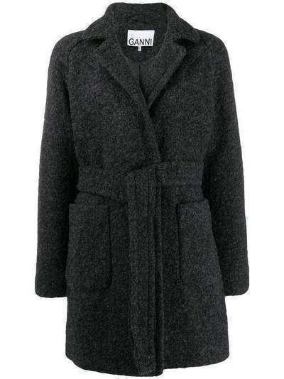 GANNI пальто с поясом F4097
