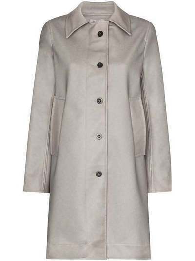 Ashley Williams пальто Dolly из искусственной кожи на пуговицах AWAWY1917DOLLYCOATGREYWHITE