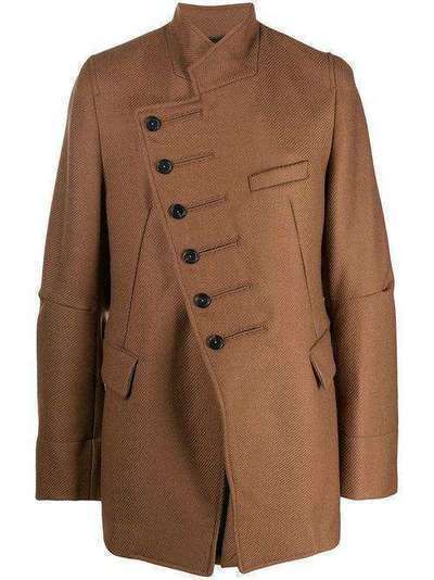 Ann Demeulemeester пальто со смещенной застежкой 19023024204