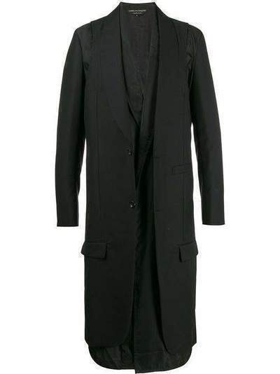 Comme Des Garçons Homme Plus однобортное пальто свободного кроя PDJ015W19