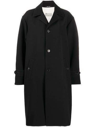 Maison Margiela однобортное пальто оверсайз S51AA0258S52569