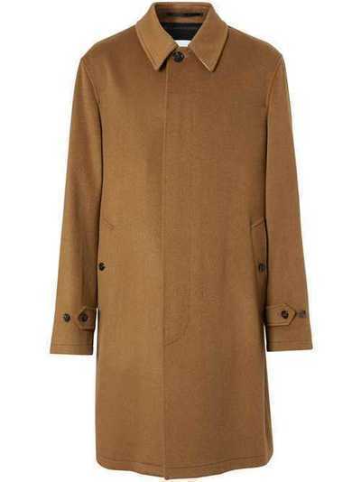 Burberry однобортное пальто с воротником 8019812