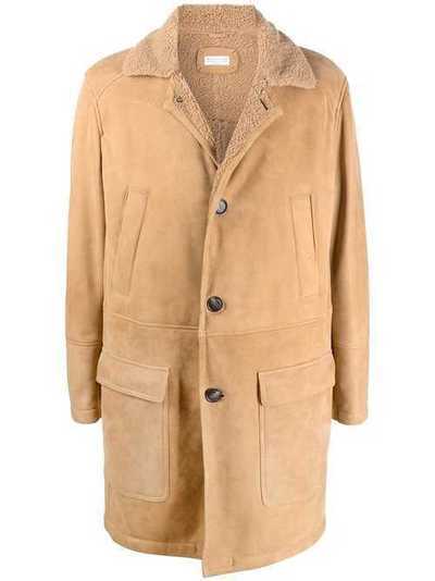 Brunello Cucinelli однобортное пальто средней длины MPMSR1652C8051
