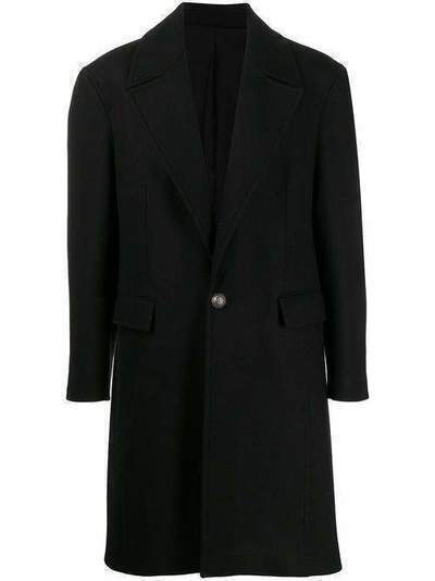 Balmain однобортное пальто TH18657T158