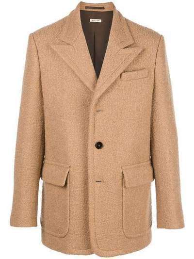 Marni однобортное пальто с заостренными лацканами GUMU0033U0S52355