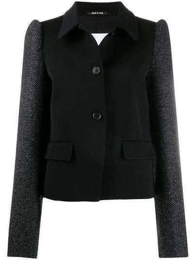 Maison Margiela однобортное пальто с объемными плечами S29BN0313S52449