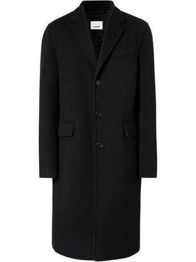 Burberry однобортное пальто 8019536