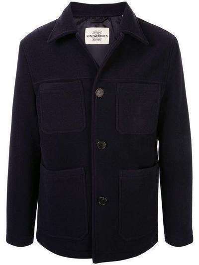 Kent & Curwen пальто с накладными карманами K4057E108038