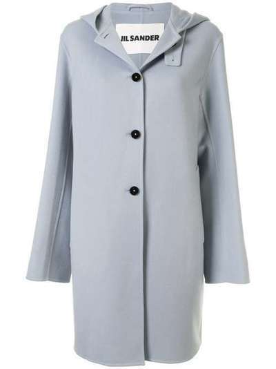 Jil Sander кашемировое пальто с капюшоном JSCQ120585WQ100503