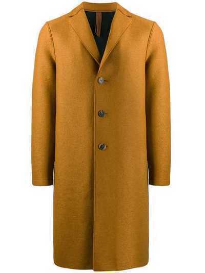 Harris Wharf London однобортное пальто C9121MLKY