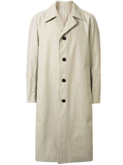 Wooyoungmi однобортное пальто Mac W201HC04BEIGE