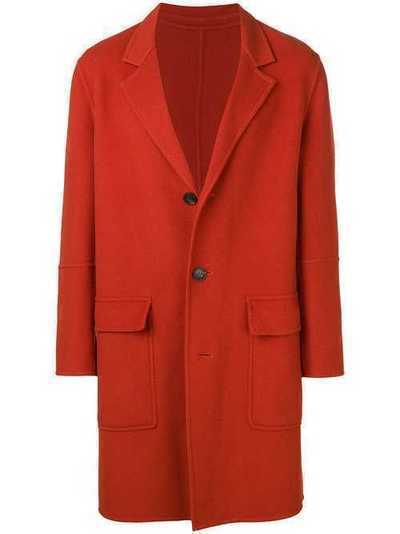 Ami Paris пальто с накладными карманами H19M006255