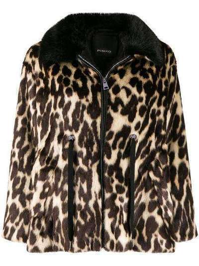 Pinko пальто с леопардовым узором 1G1469Y5M9LC2