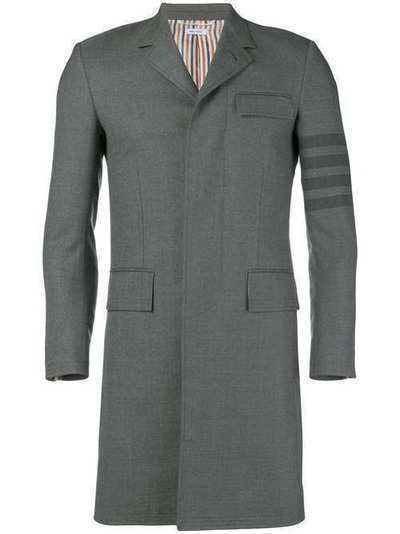 Thom Browne пальто с 4 полосками MOC567A04346