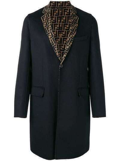 Fendi однобортное пальто FF0251A4LJ