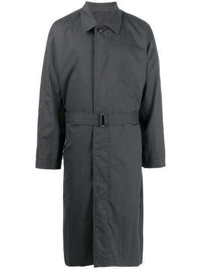 Lemaire однобортное пальто с поясом на завязках M201CO143LF426