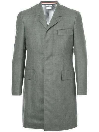 Thom Browne пальто с высокой проймой 'Chesterfield' MOC567A00626