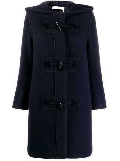See by Chloé пальто с капюшоном и застежкой тогл CHS19AMA04005