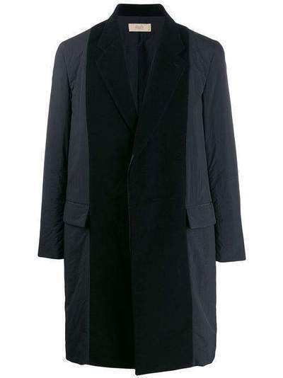 Maison Flaneur пальто с контрастной отделкой 19WMMUCO300TP113