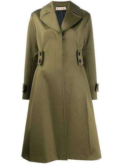 Marni расклешенное пальто средней длины SPMA0035U0TCY42