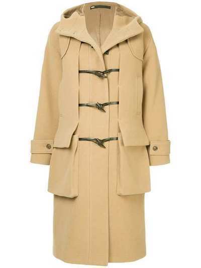 Muller Of Yoshiokubo duffle fitted midi coat MLF18703B