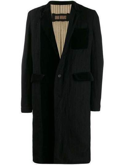 Uma Wang классическое однобортное пальто UM8506