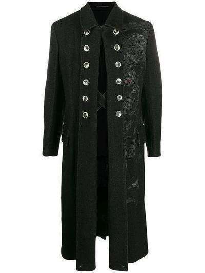 Yohji Yamamoto пальто с пуговицами HCJ32133