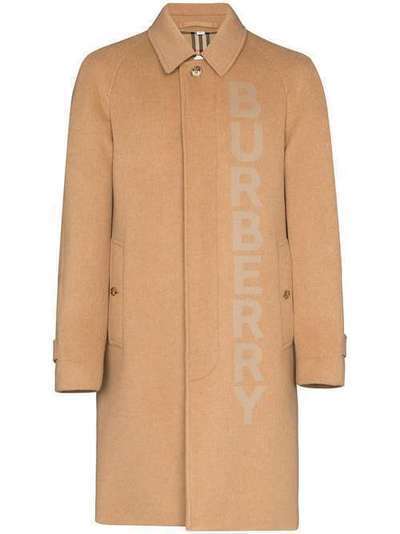 Burberry пальто Camden с логотипом 8024101