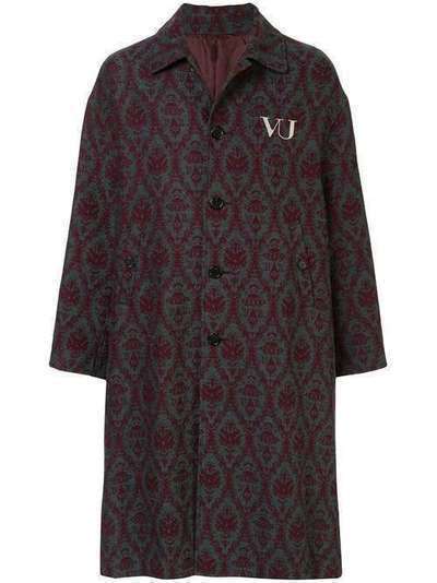 Undercover пальто с логотипом из коллаборации с Valentino UCX43074