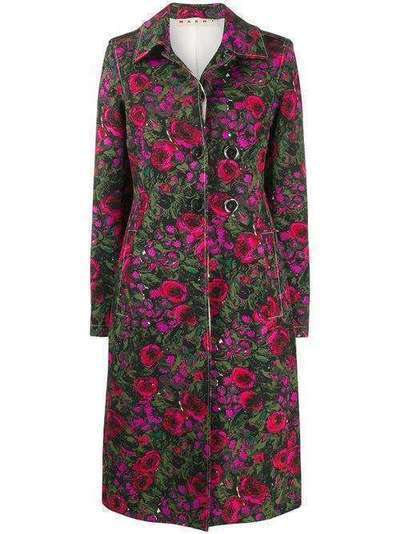 Marni пальто с цветочным принтом SPMA0044U0TCY61