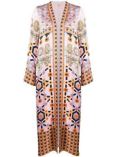 Temperley London атласное пальто Vivean без застежки 20UVEA53355