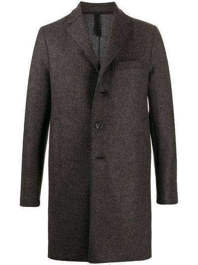 Harris Wharf London однобортное пальто C9101MGG448149466