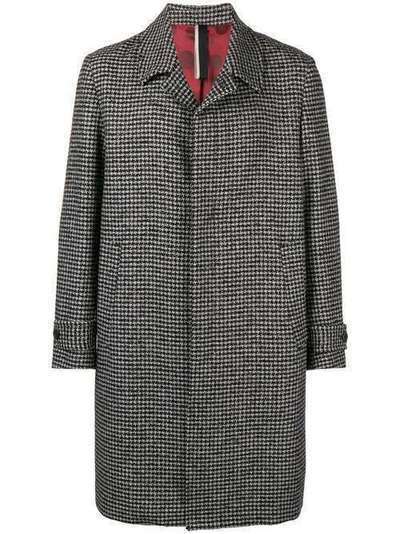 Low Brand houndstooth patterned coat L1JFW18193429