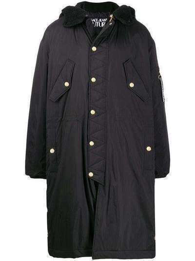 Versace Jeans Couture стеганое пальто с капюшоном C5GUB90325075