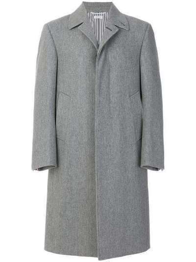 Thom Browne классическое однобортное пальто 'Melton' MOC766A00286