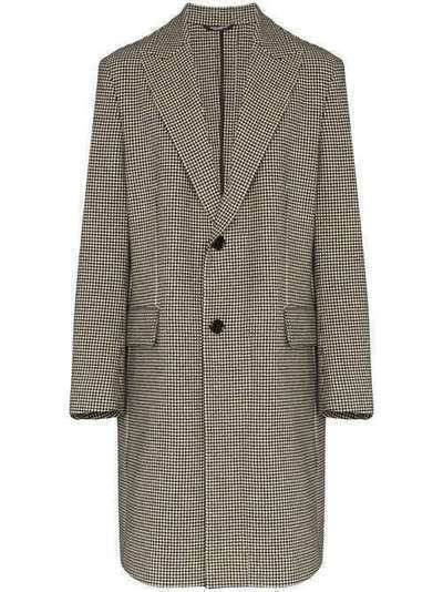 Dolce & Gabbana однобортное пальто в ломаную клетку G009WTFM2C8