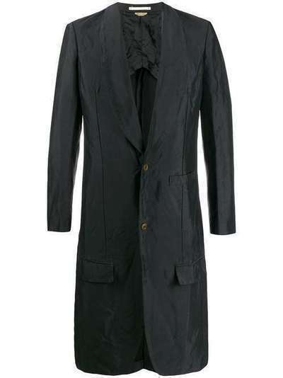 Comme Des Garçons Homme Plus длинное однобортное пальто PDJ069W19